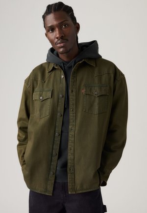 Levi's®, DENAMORE WESTERN OVERSHIRT - Camicia - olive masters