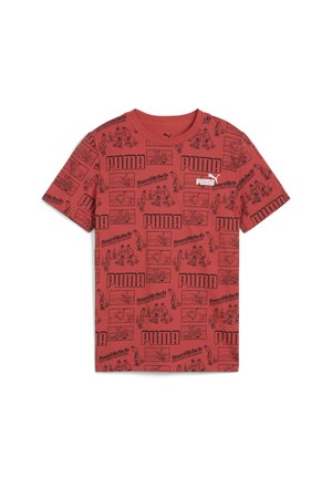 MID 90S TEE YOUTH - Print T-shirt - red fire