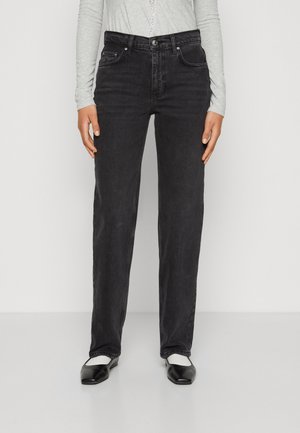STRAIGHT - Straight leg jeans - offblack
