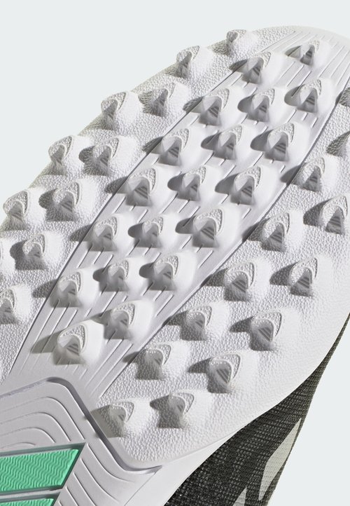 adidas PREDATOR CLUB HOOK LOOP TURF KIDS UNISEX - Botines de fútbol para césped - core black silver metallic pulse mint — photo 7