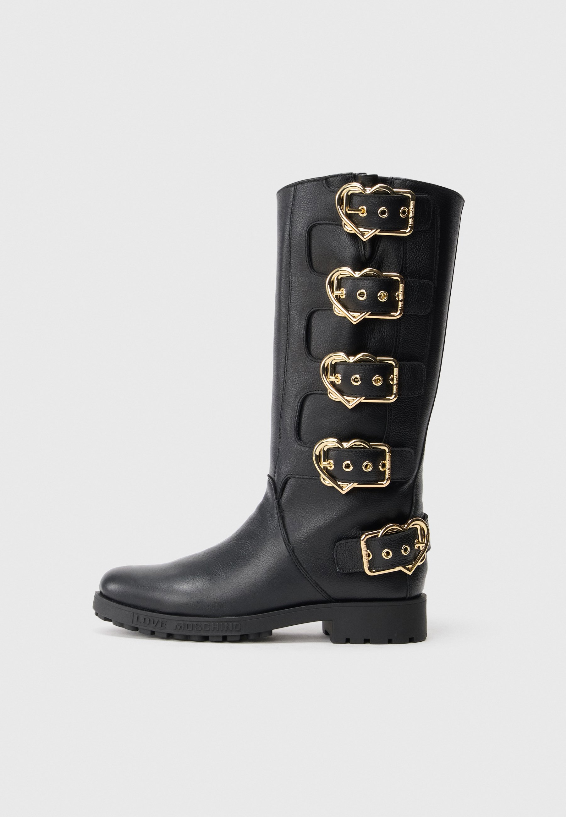 Love Moschino Cowboy/Biker boots - black - Zalando.co.uk Love Moschino Over-The-Knee main image 0
