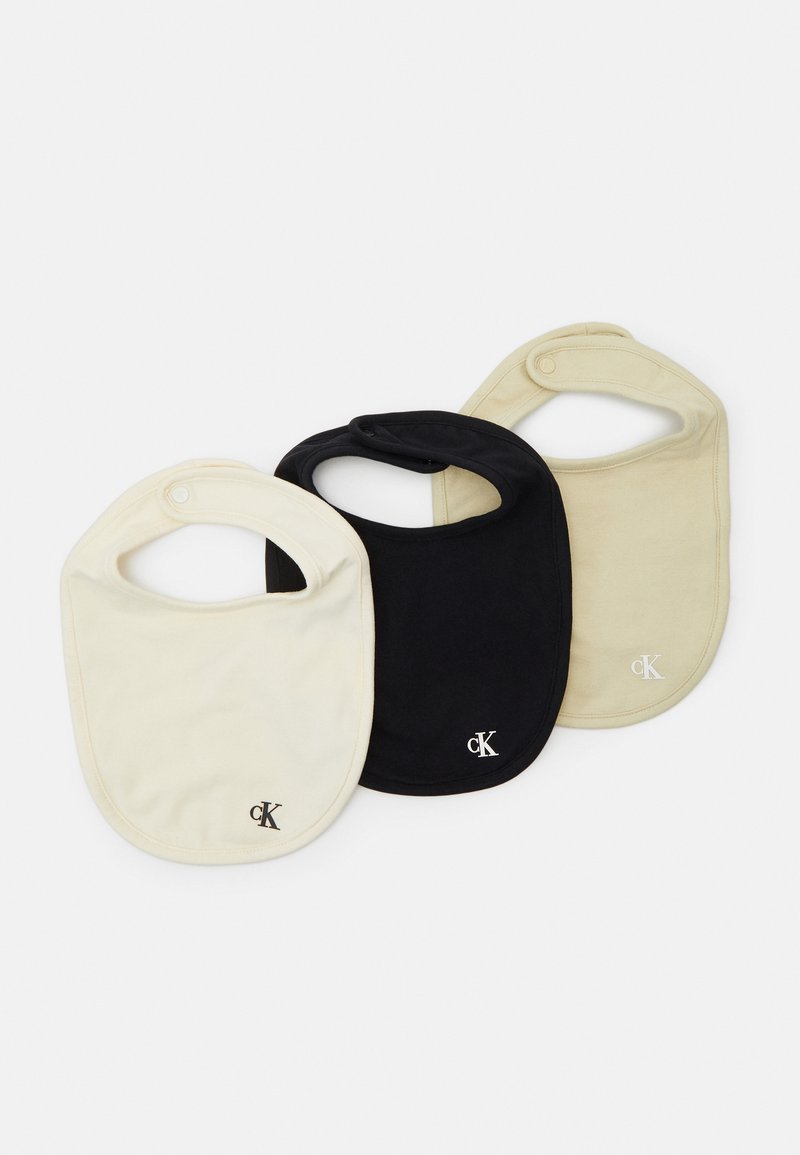 Calvin Klein Jeans BIB GIFTBOX UNISEX 3 PACK - Podbradník - papyrus/black/green haze