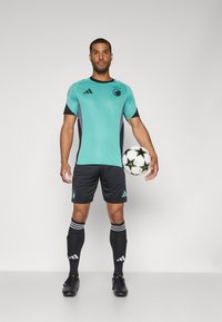 adidas Performance FC COPENHAGEN SHORTS - Klub merchandise - black/onix/fade ocean