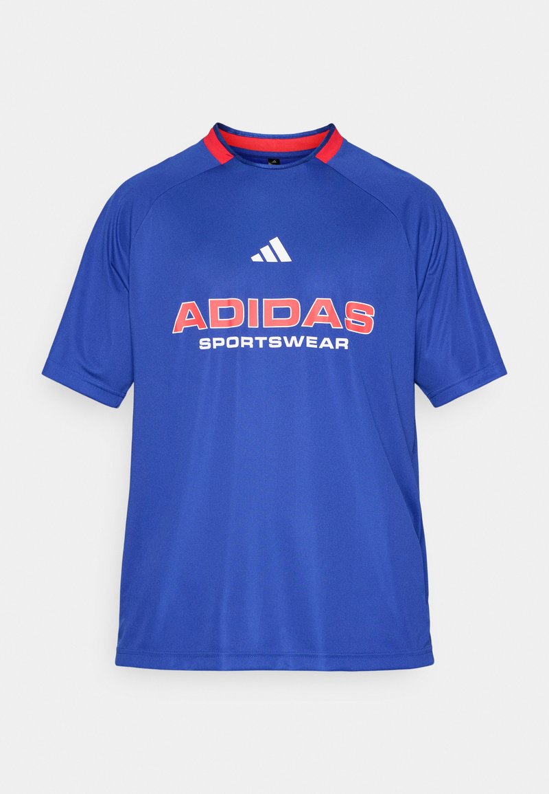 adidas Sportswear T-shirt print blauw adidas Sportswear T-shirt print blauw