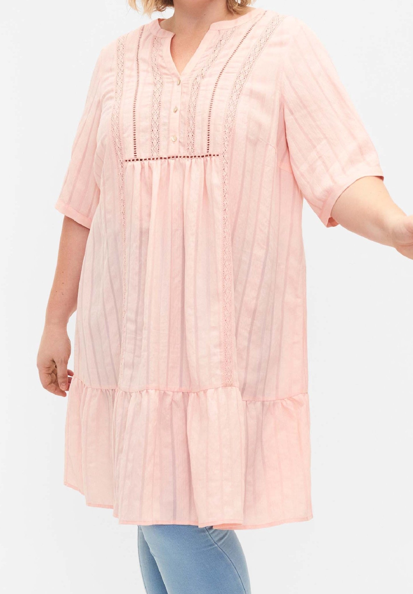 Zizzi Shirt dress - light red - (Pre-owned) - Zalando.ie Zizzi Shirt dress - light red - (Pre-owned) - Zalando.ie
