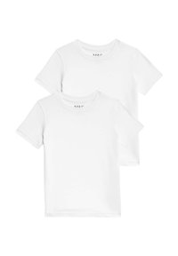 Marks & Spencer 2 PACK STAIN RESIST SCHOOL - T-shirt - bas - white
