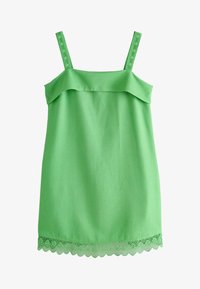 Non sélectionné, green lace trim