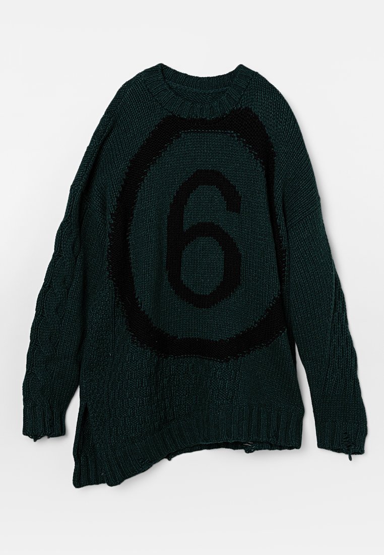 MM6 Maison Margiela Trui donkergroen MM6 Maison Margiela Trui donkergroen