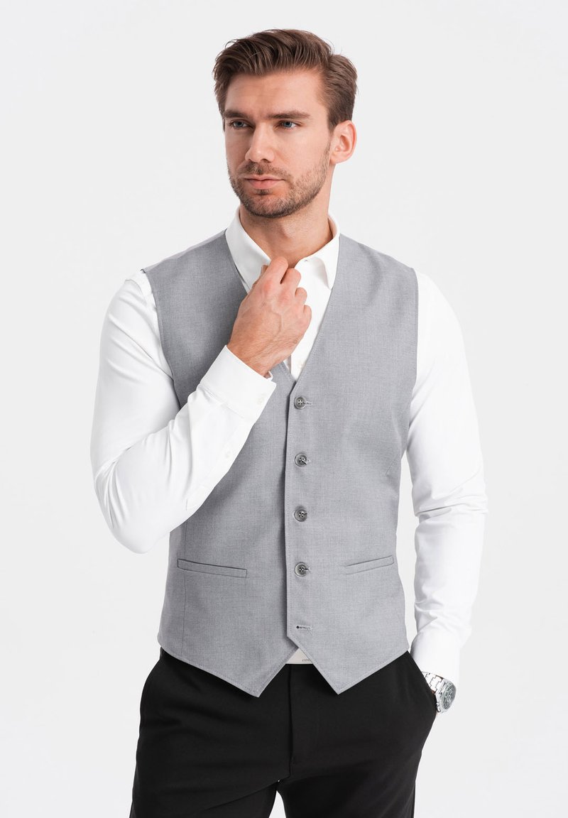 Ombre - Gilet elegante - grey, Ingrandire