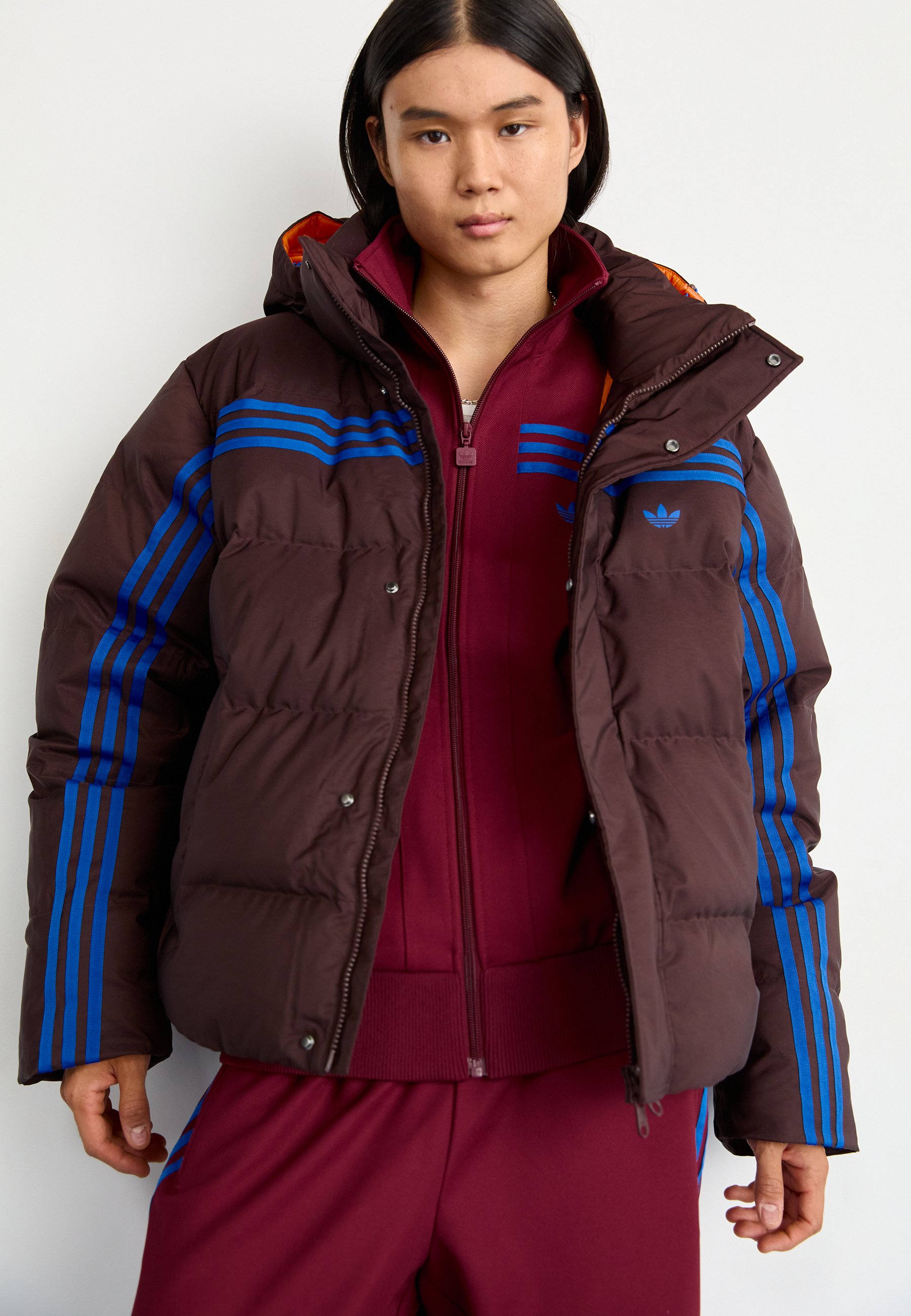 adidas Originals PUFFER - Down jacket - shadow brown/brown