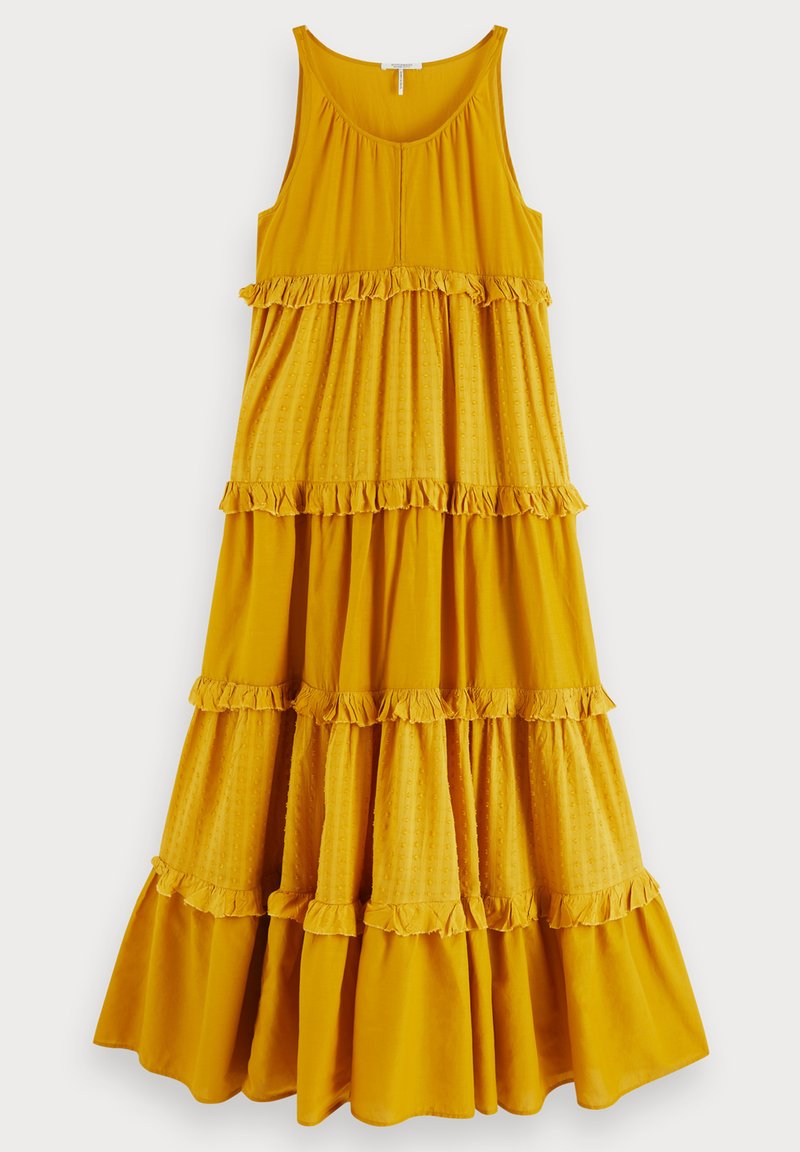 Scotch & Soda Maxi-jurk geel Scotch & Soda Maxi-jurk geel