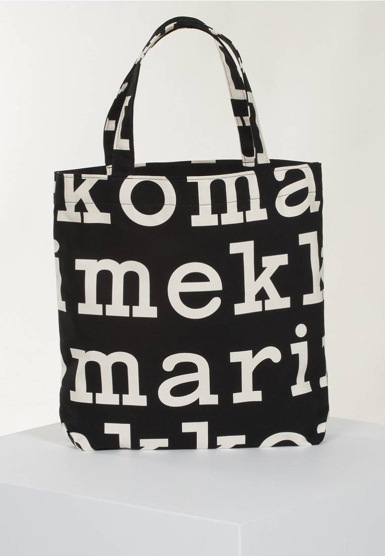 Marimekko - Tote bag - black/off white, Enlarge