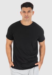 Smilodox KARRY 3ER PACK - T-shirts basic - schwarz