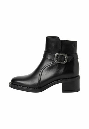 Tamaris Bottines de cowboy / motard - black leather