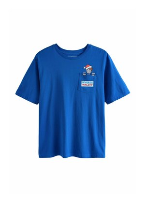 REGULAR FIT - CHRISTMAS GRAPHIC - T-shirt imprimé - blue wheres wally