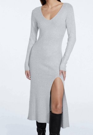 Stradivarius, Robe fourreau - grey