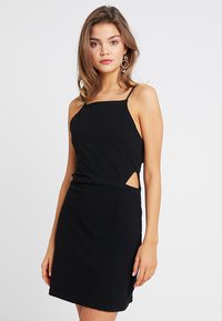 Urban Classics - LADIES SPAGHETTI DRESS - Day dress - black Thumbnail Image 1