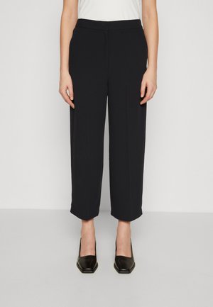 WIDE LEG CROP - Trousers - desert sky