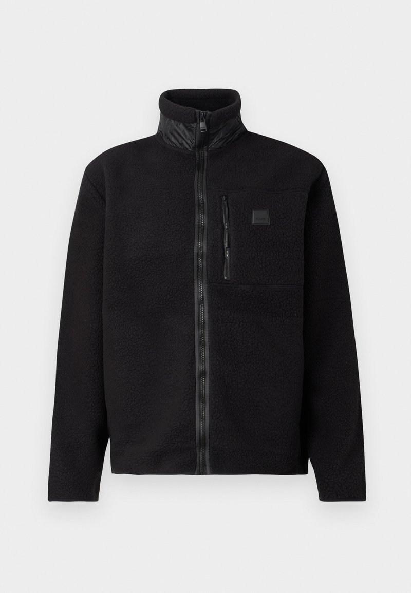Rains Fleecejas zwart Rains Fleecejas zwart