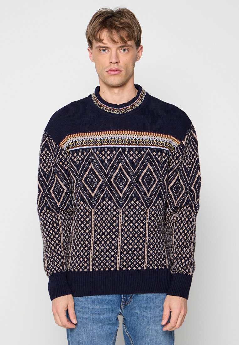 KnowledgeCotton Apparel Trui blauw