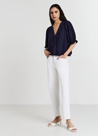 Calliope RICAMO A JOUR - Blouse - blu