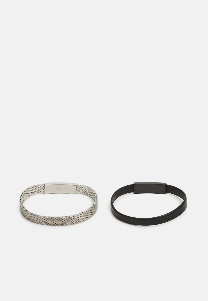 Herren Halsketten | Emporio Armani ESSENTIAL 2 PACK Armband silver-coloured/silberfarben - XR26132 Herren Halsketten | Emporio Armani ESSENTIAL 2 PACK Armband silver-coloured/silberfarben - XR26132