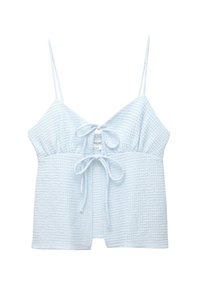 STRAPPY WITH BOWS - Top - light blue
