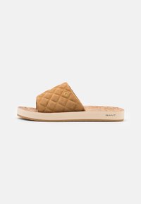 GANT FLATVILLE - Mules - fudge caramel