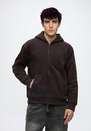 GAP FRCH ARCH - Sweat zippé - terra brown