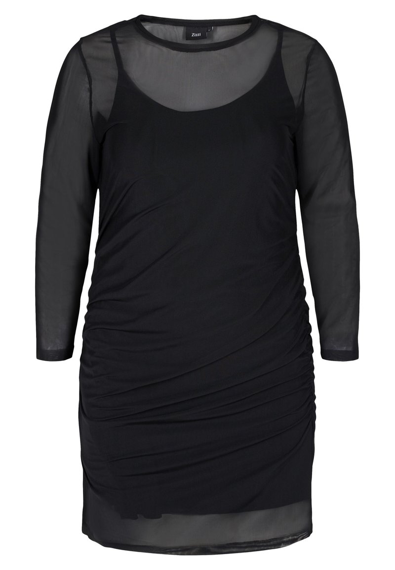 Damen Freizeitkleider | Zizzi Freizeitkleid black/schwarz - VG11420 Damen Freizeitkleider | Zizzi Freizeitkleid black/schwarz - VG11420