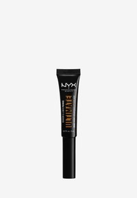 Tube noir de NYX Ultimate Shadow & Liner Primer, avec du texte blanc et doré. Il contient 8 mL (0,27 fl. oz.) de produit.