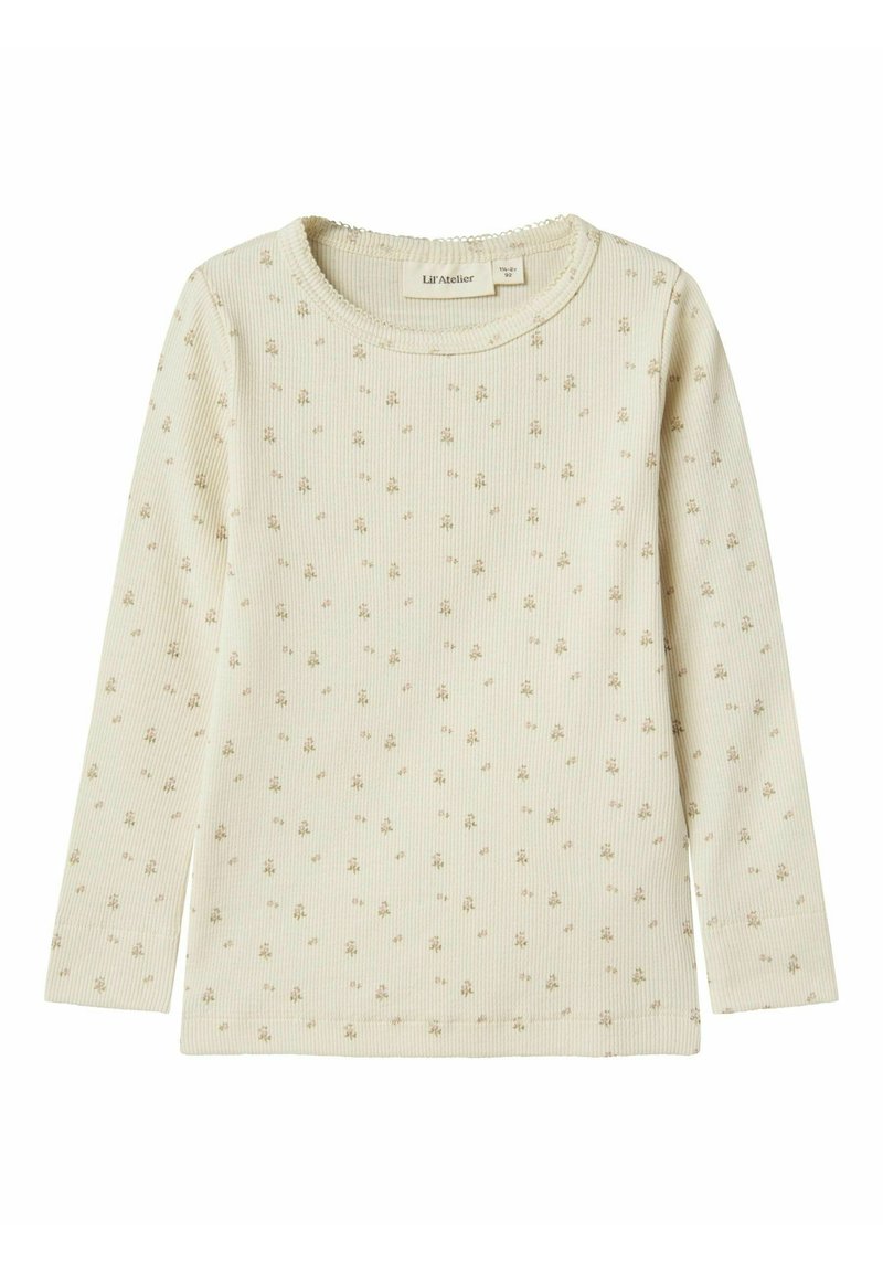Lil' Atelier MIT LANGEN ÄRMELN PRINT - Pikkade varrukatega topp - turtledove