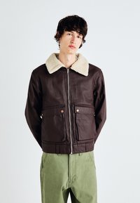 Wrangler WRANGLER AVIATOR - Jeansjacka - mole