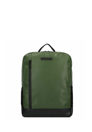 Greenburry UPCYCLED TARPAULIN 39.5 CM LAPTOPFACH - Tagesrucksack - olive black
