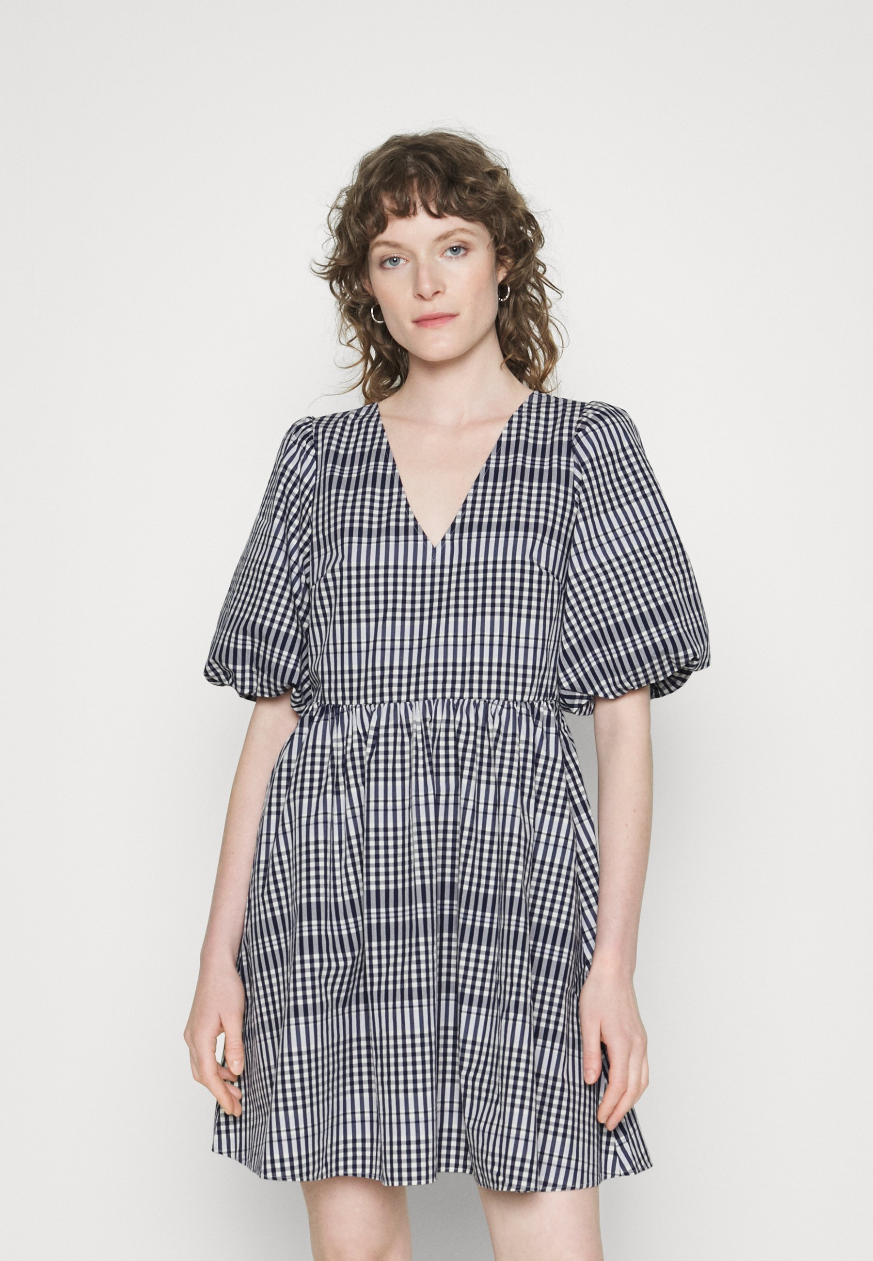 Madewell MINI PUFF SLEEVE RETRO DRESS 