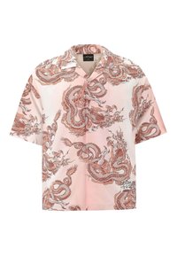 Ed Hardy REPEAT DRAGON CAMP Shirt pink white/light pink Zalando