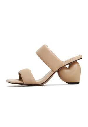 Pantolette hoch - beige