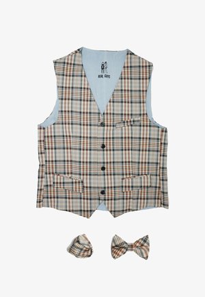 Real Guys, SET - Waistcoat - braun