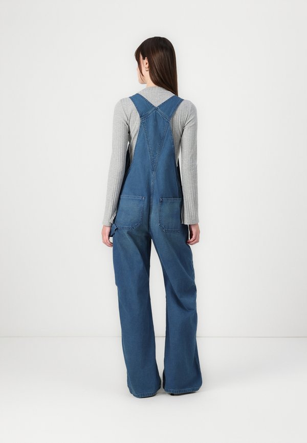 BOWEY CARPENTER LOOSE OVERALL - Dungarees - faded indigo4