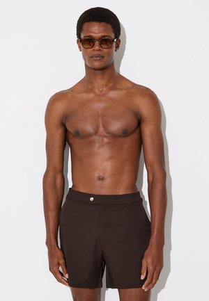 Reiss REGULAR FIT - SUN SIDE ADJUSTER - Fürdőnadrág - chocolate brown