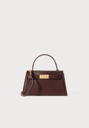 LEE RADZIWILL PEBBLE MINI TOP HANDLE - Skuldertasker - bordeaux