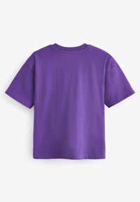 Next RELAXED FIT SHORT SLEEVE GRAPHIC STANDARD - Printtipaita - purple smile