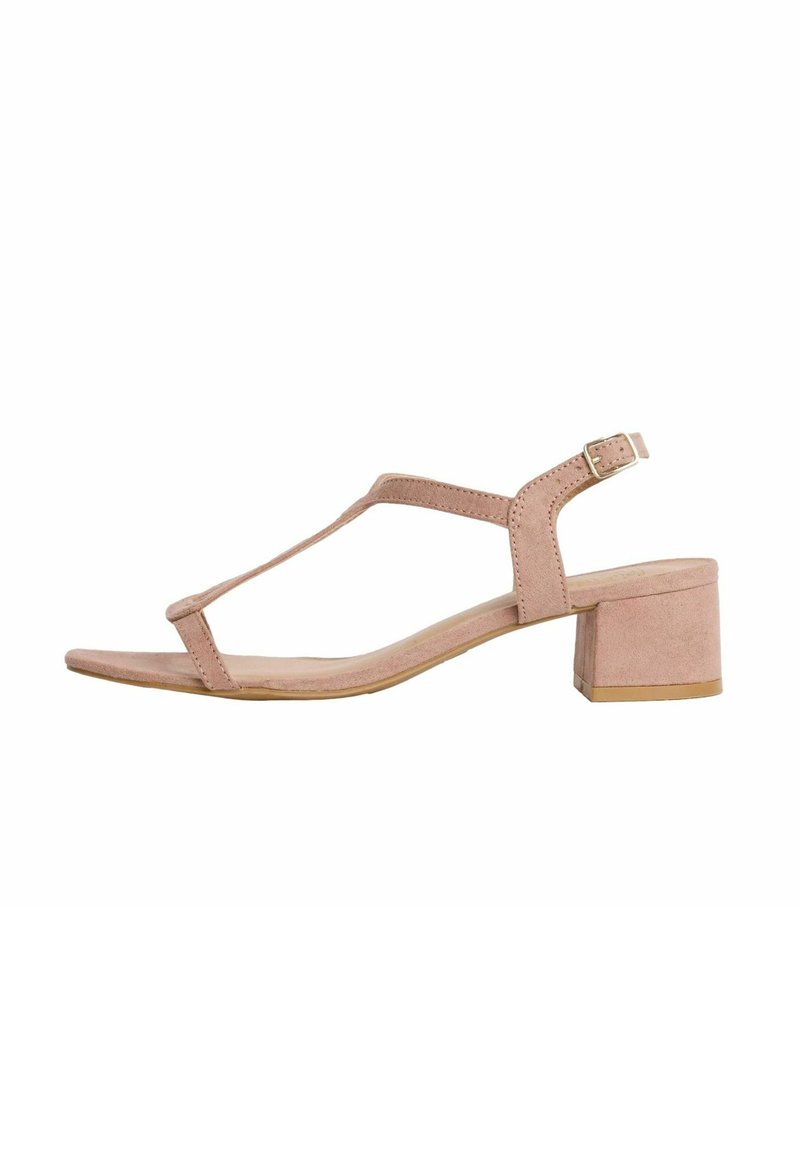 Friends Like These WIDE LOW BLOCK HEEL  - Sandaalid - nude