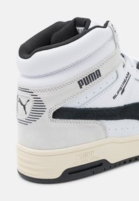 Puma SLIPSTREAM MID HERITAGE UNISEX - Sapatilhas de cano alto - white/black/nimbus cloud