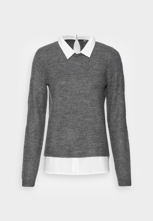 Trui - mottled dark grey