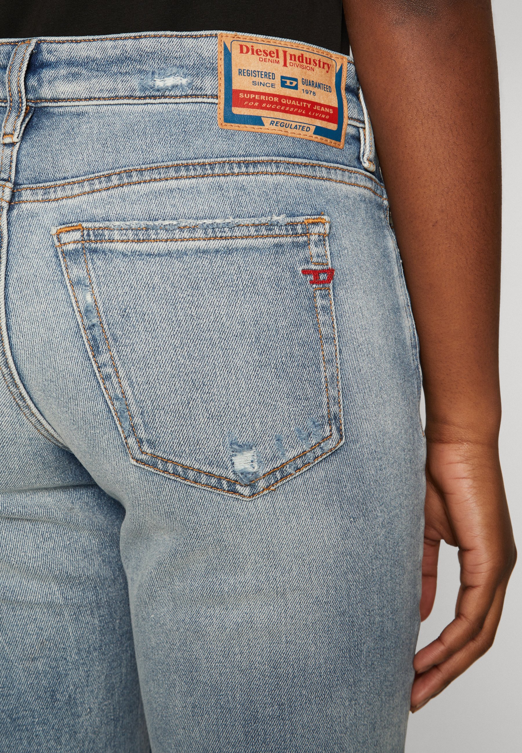 DIESEL 1989 Dマイン ティストレスト ストレトレック シンス Diesel 1989 D-MINE - Straight leg jeans - blue denim