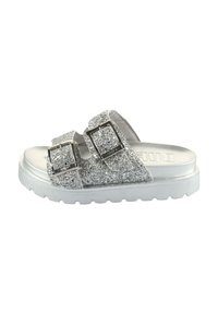 Buffalo - RAYA ARI GLAM - Mules - silver Thumbnail Image 1