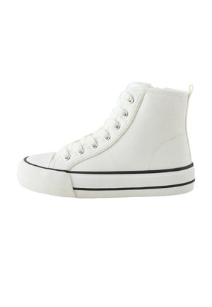 Sneakers high - white canvas