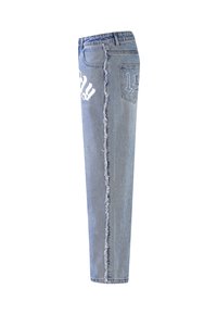 Ed Hardy GOTHIC FRAYED PANEL  - Vaqueros rectos - blue