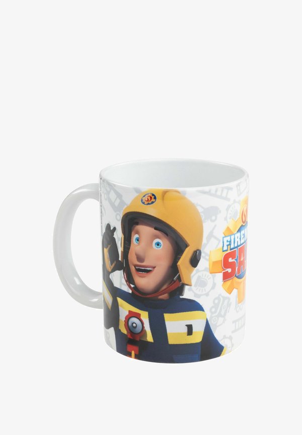 FEUERWEHRMANN TASSE LOGO KAFFEE – Kindertasse – weiß
